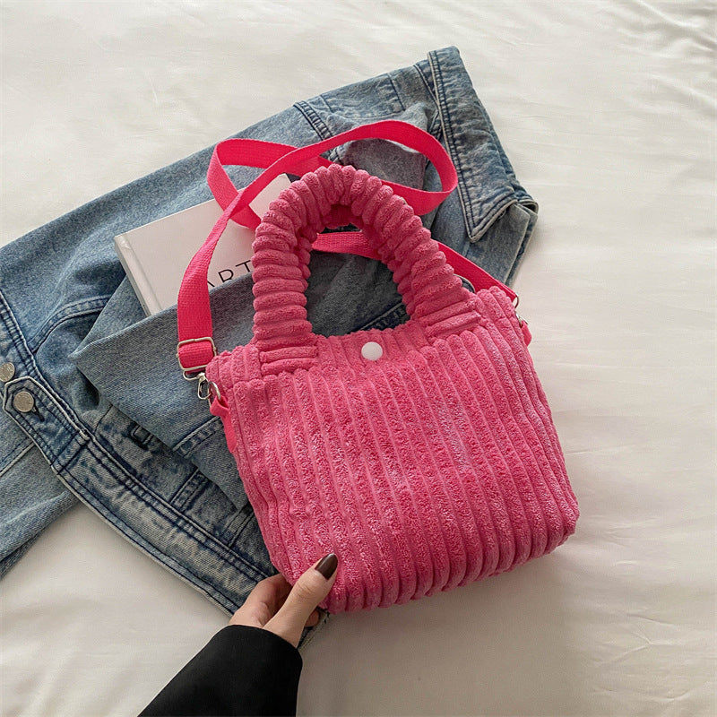 コーデュロイ2Wayバッグ