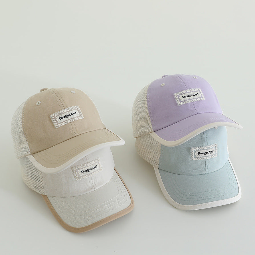 【49-54cm】フロントワッペンメッシュキャップ