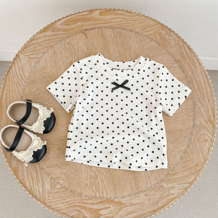【73-130】フロントリボンTシャツ