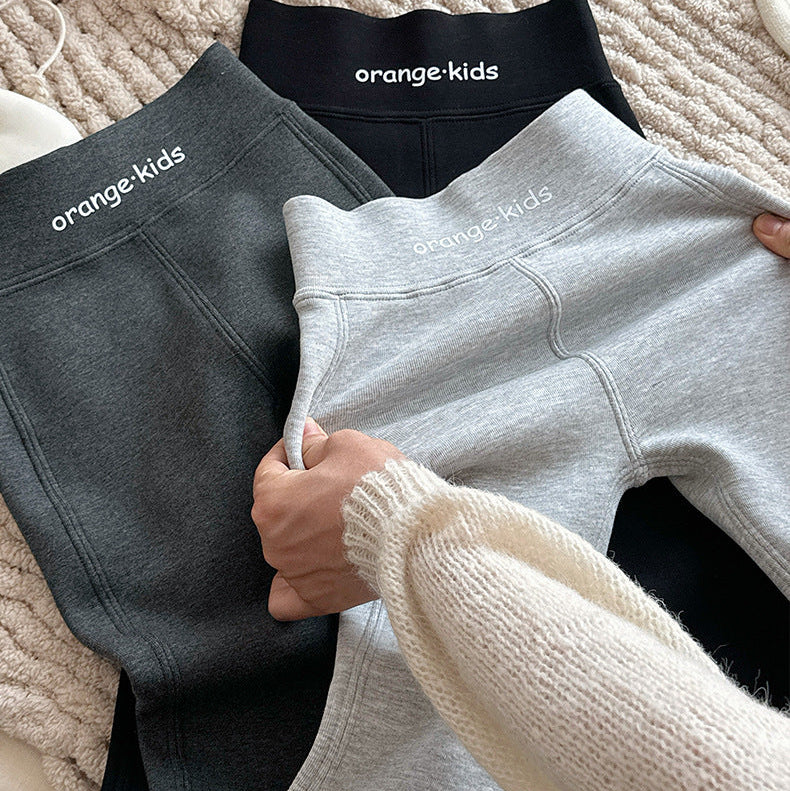 【100-150】あったかフレアロングパンツ