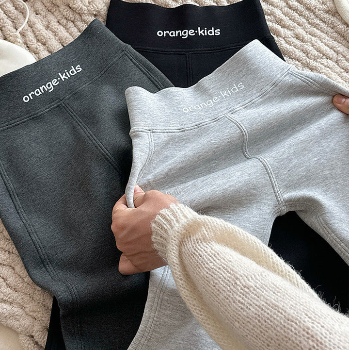 【100-150】あったかフレアロングパンツ