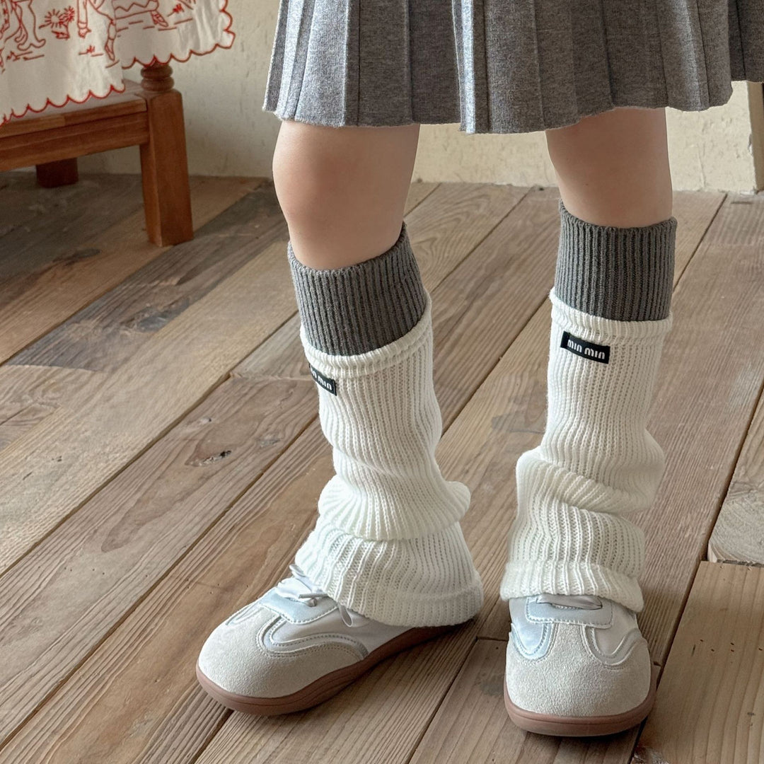 レイヤード風レッグウォーマー