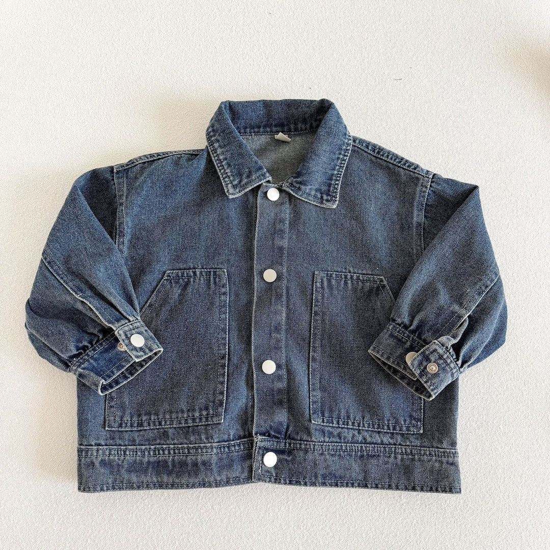 【80-150】シンプルデニムジャケット
