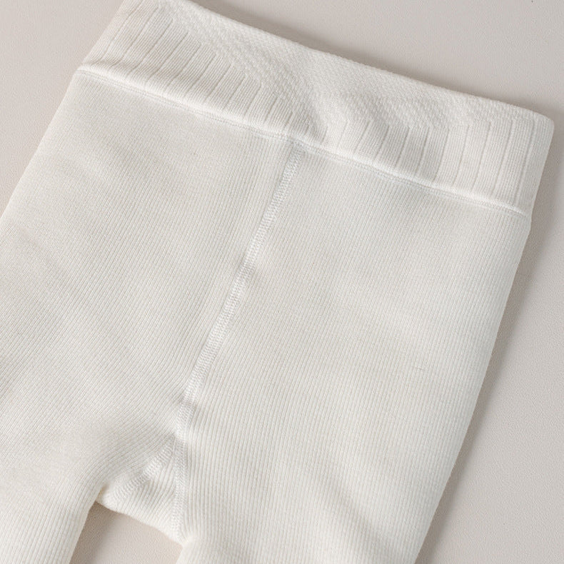 【100-155】リブレッグウォーマー付きレギンス