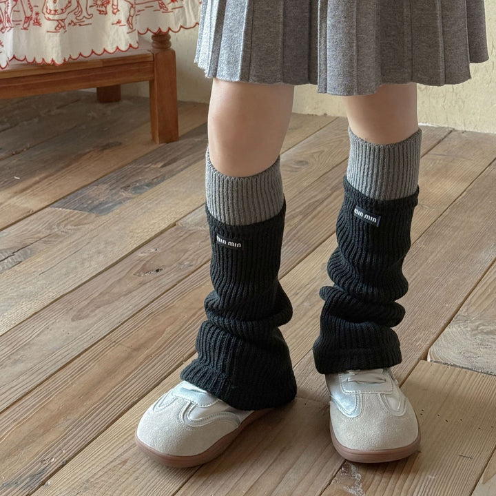 レイヤード風レッグウォーマー