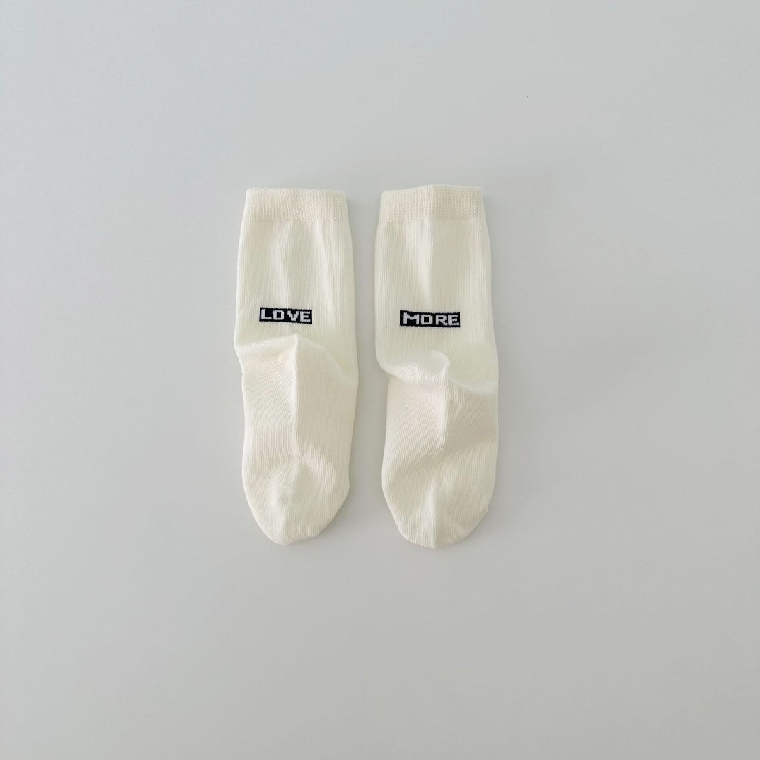 【S-L】バックロゴデザインソックス