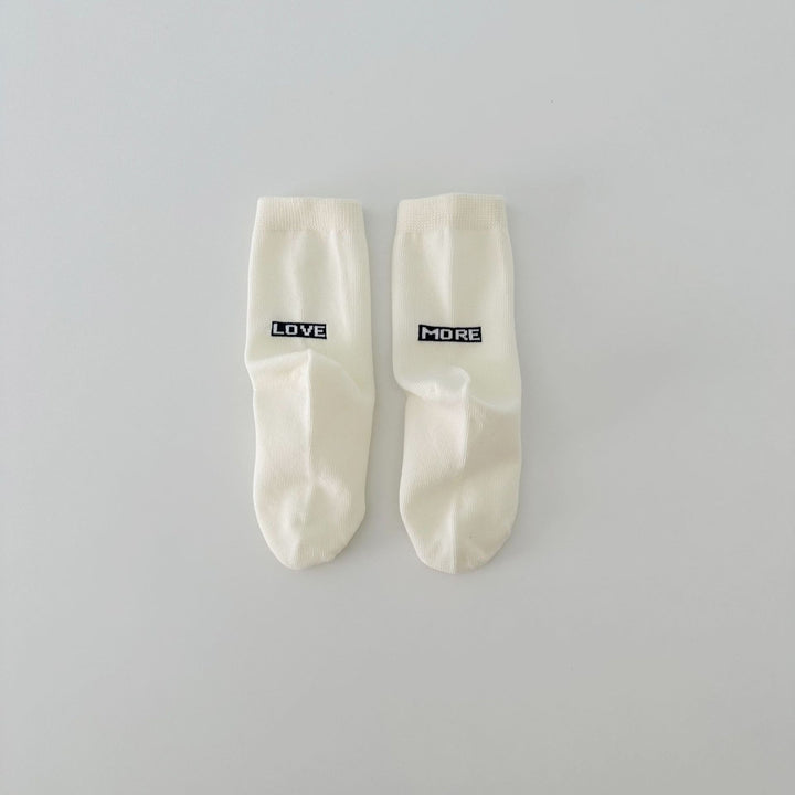 【S-L】バックロゴデザインソックス