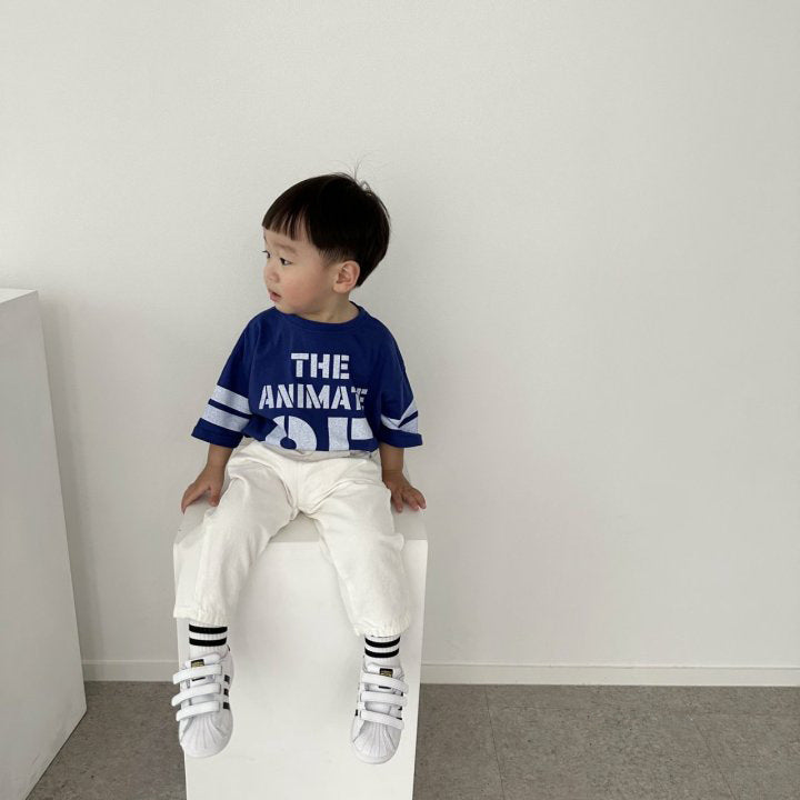 【80-130】フロントプリントカジュアルTシャツ