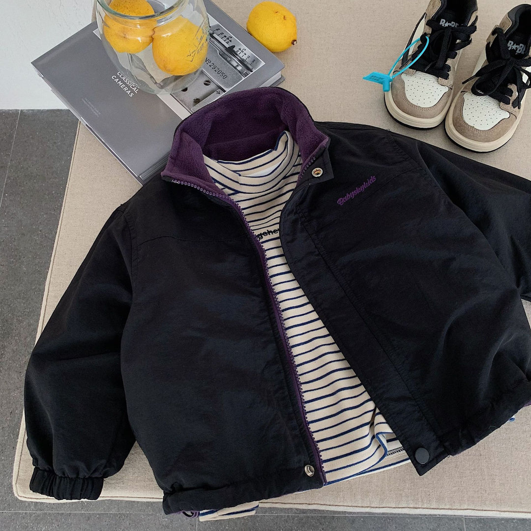 【90-140】リバーシブルブルゾン