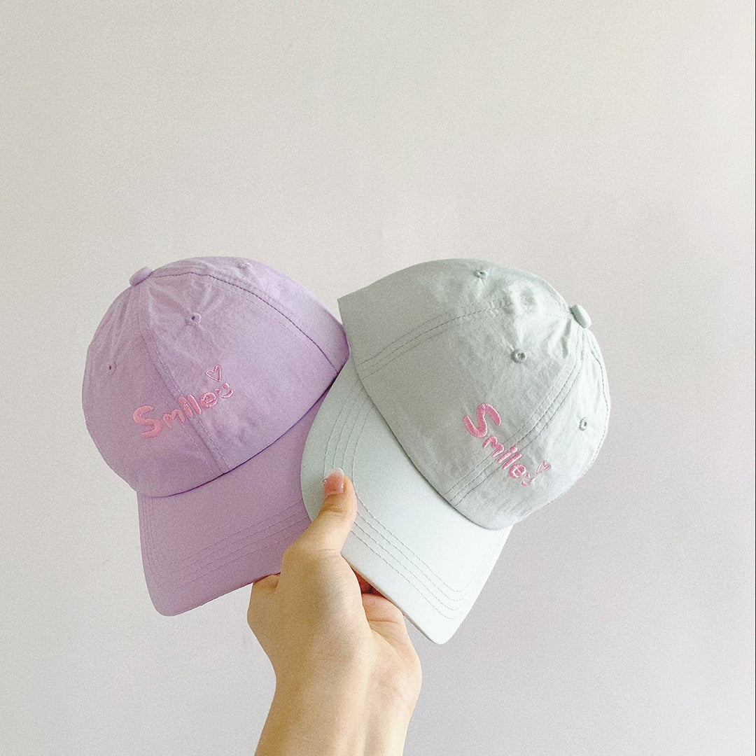 【52-54cm】Smile刺繍キャップ