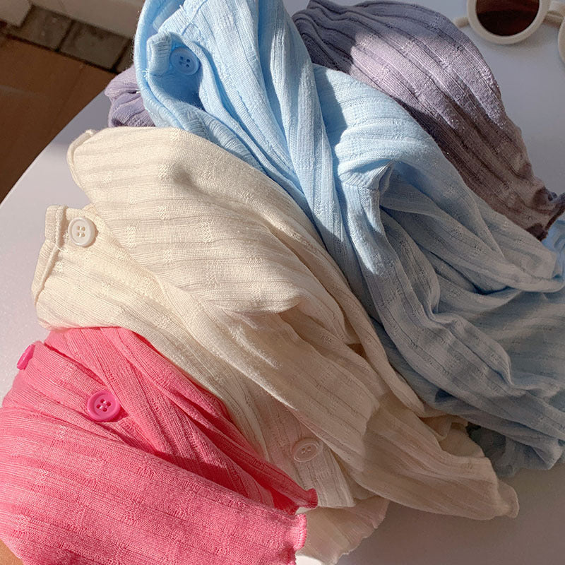 【90-140】リブメロウカーディガン