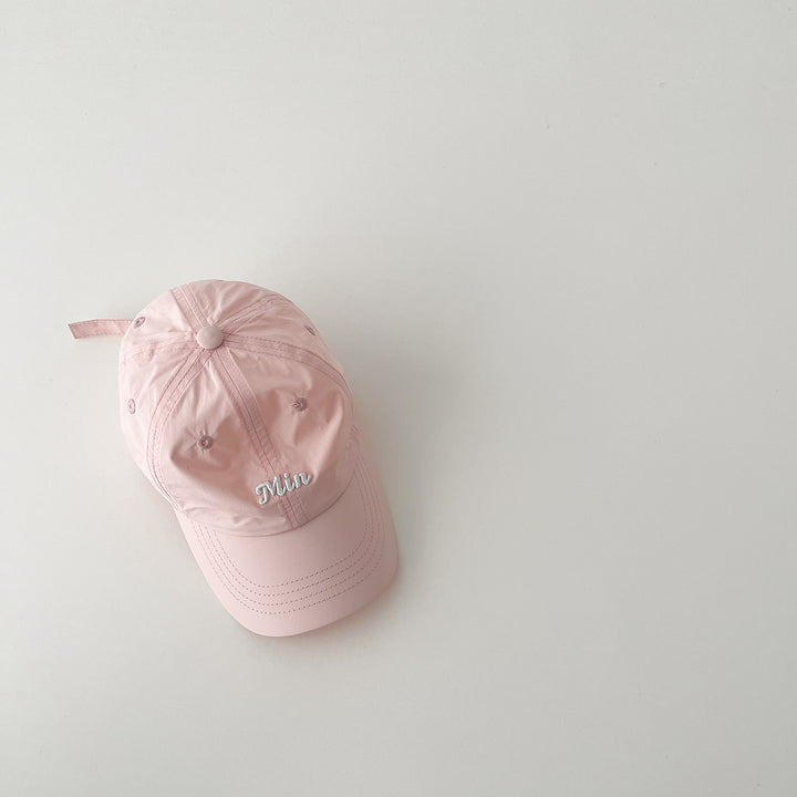 【50-53cm】Min刺繍キャップ