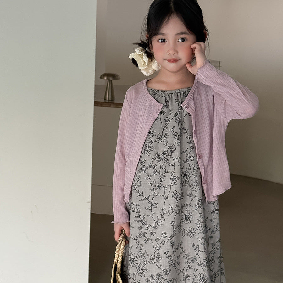 【90-140】シンプルサマーカーディガン