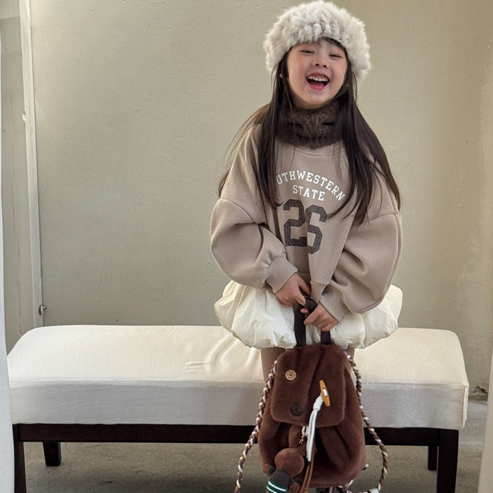 【90-150】フロントプリントトレーナー