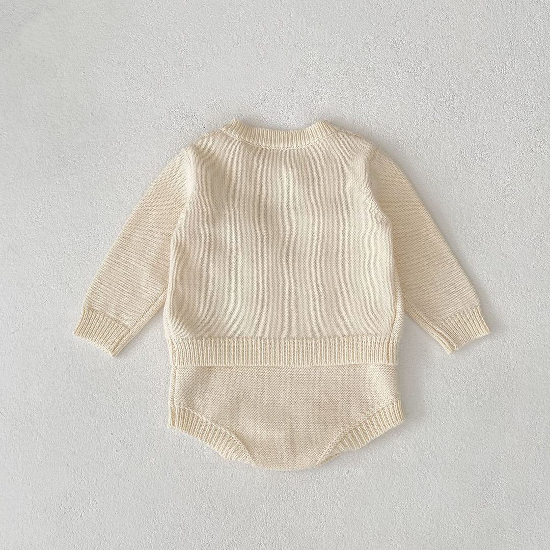 【73-100】ポンポンデザインカーディガン