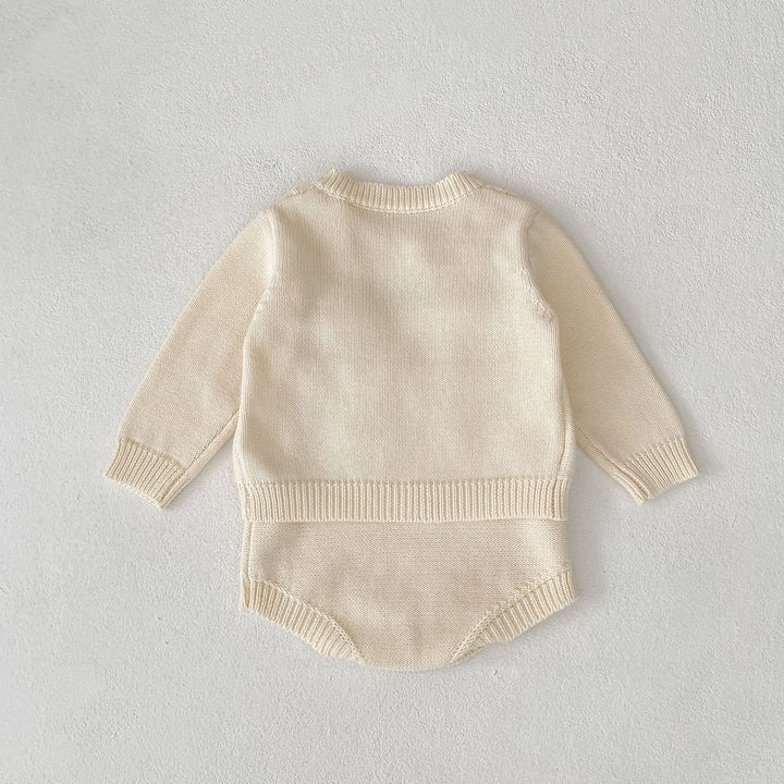 【73-100】ポンポンデザインカーディガン