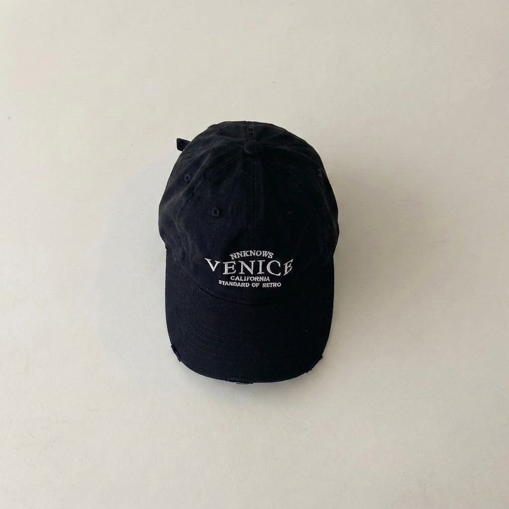 【50-53cm】ユーズド加工風VENICEキャップ