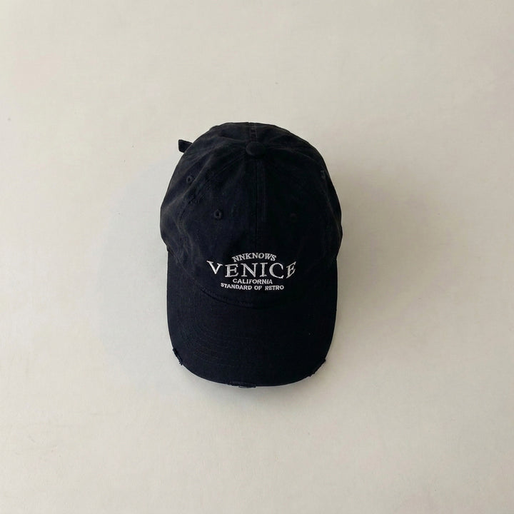 【50-53cm】ユーズド加工風VENICEキャップ