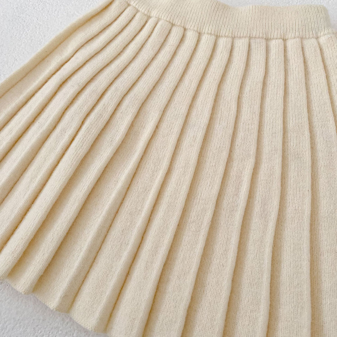 【73-130】ニットプリーツスカート