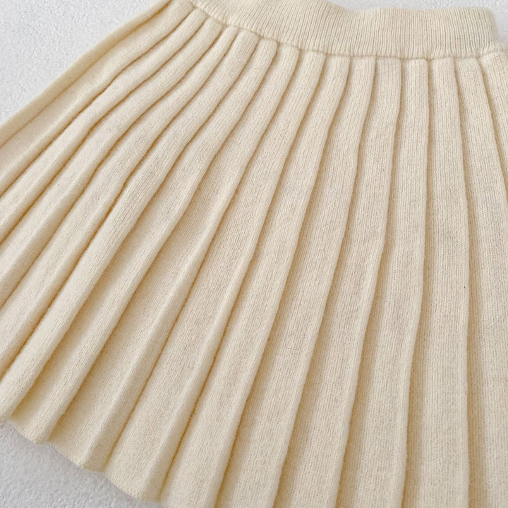 【73-130】ニットプリーツスカート