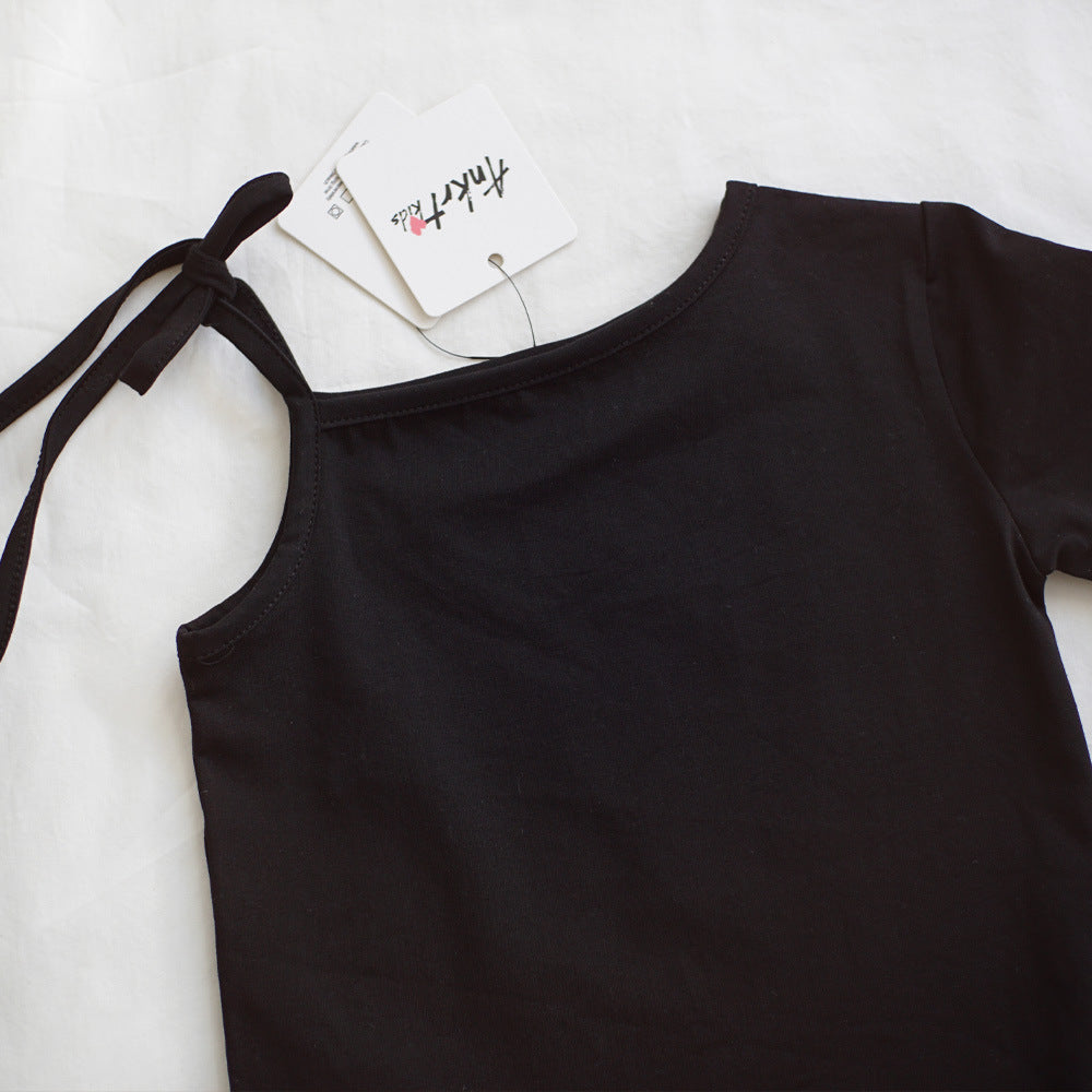 【90-150】ワンショルダーTシャツ
