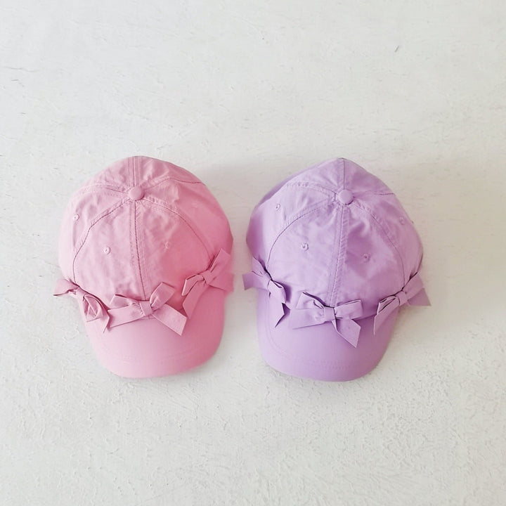 【48-52cm】リボンモチーフキャップ