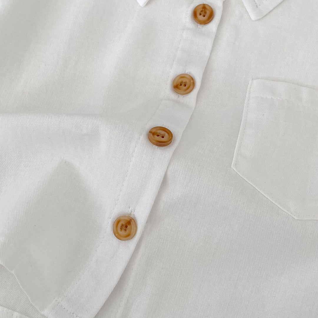 【73-110】シンプル長袖シャツ