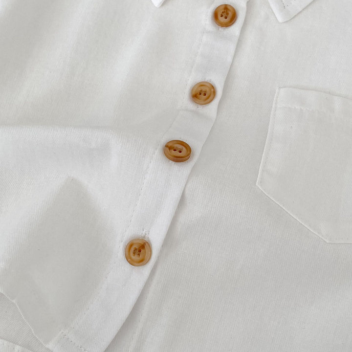 【73-110】シンプル長袖シャツ