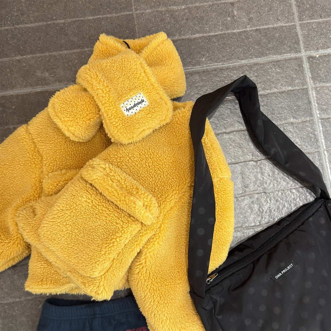 【80-130】マフラー付きボアジャケット