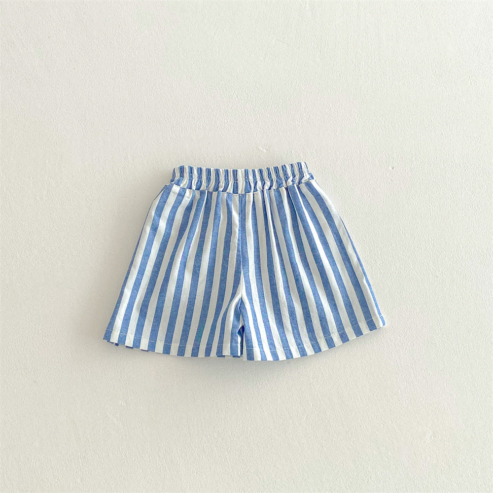 【73-120】総柄ショートパンツ