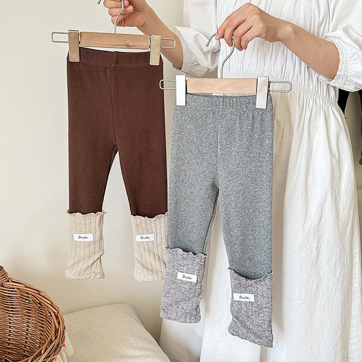 【90-150】レッグウォーマー風レギンス