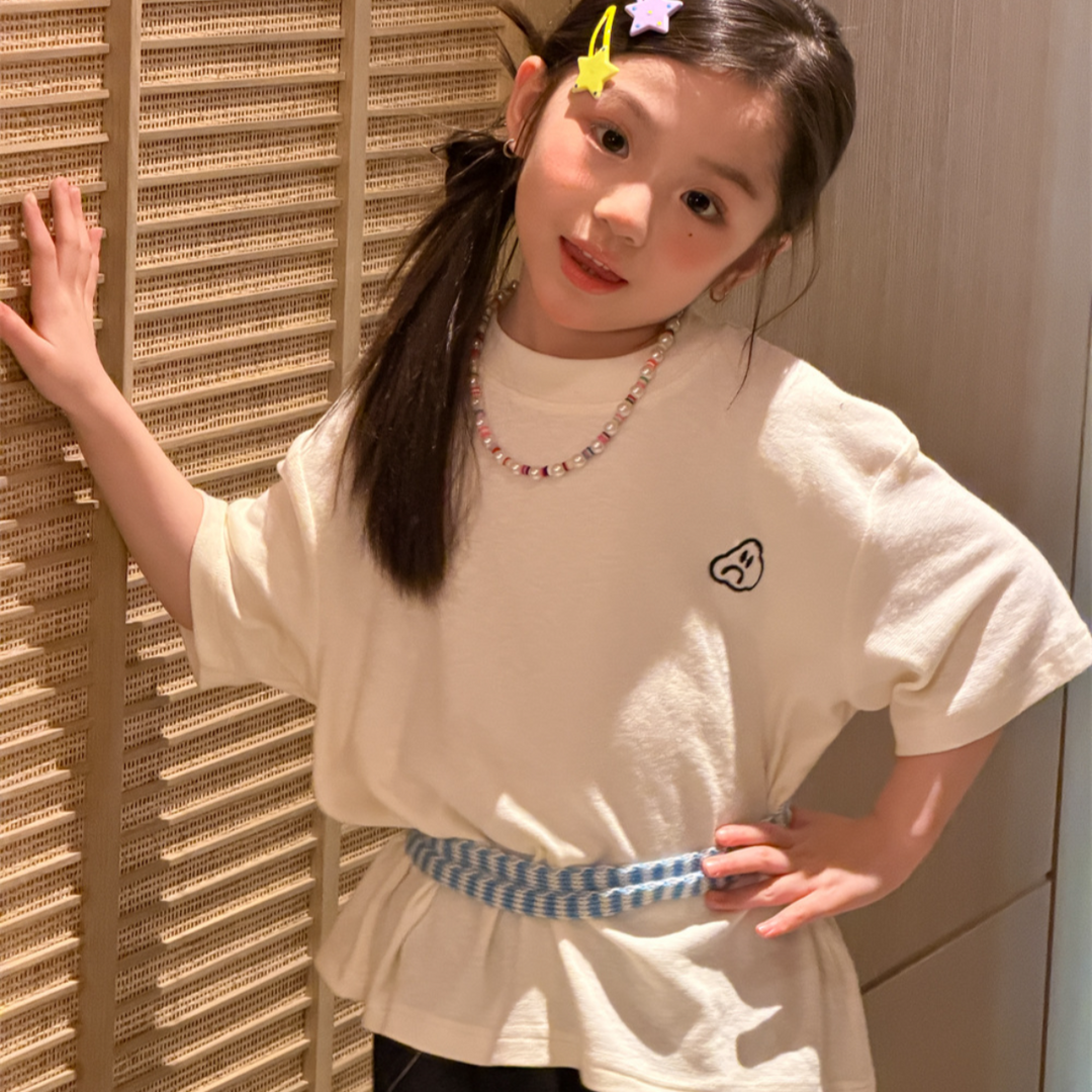 【90-150】ワンポイントデザインＴシャツ