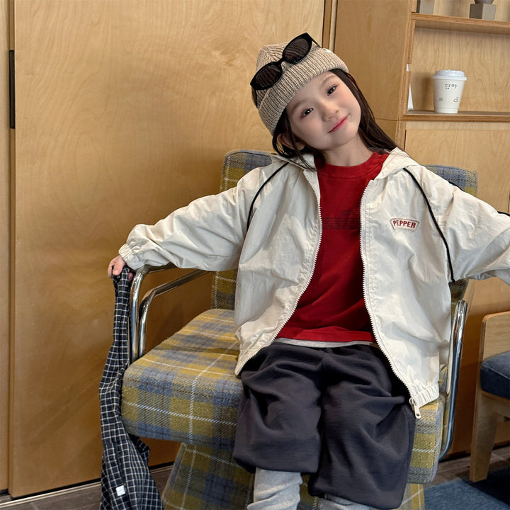 【80-130】ワンポイントウィンドブレーカー