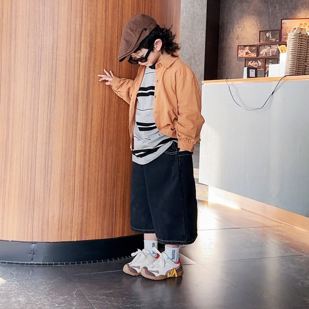 【16.0-22.0】クールデザインメッシュスニーカー