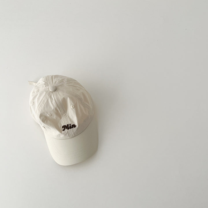 【50-53cm】Min刺繍キャップ