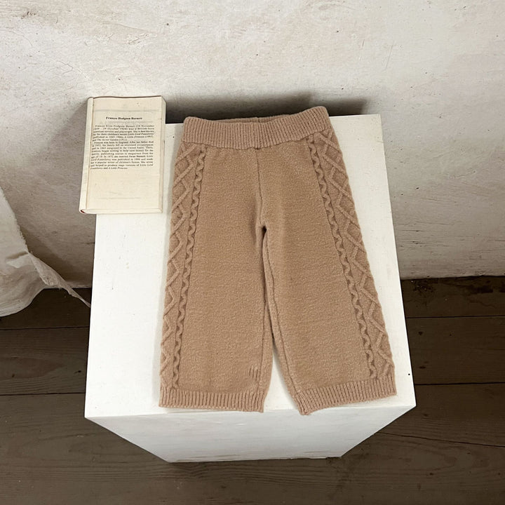 【73-110】アーガイル編みニットセットアップ