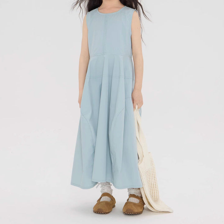 【90-150】ノースリーブシンプルワンピース