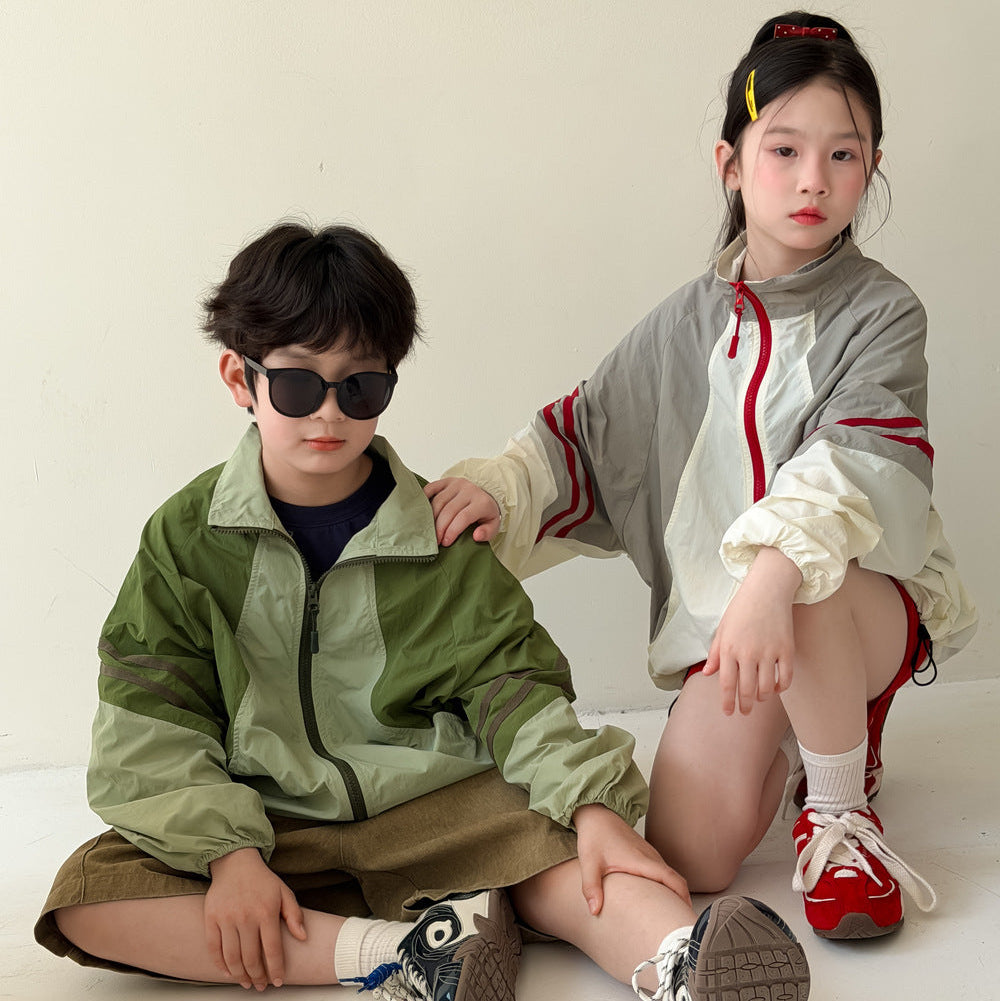 【100-150】フルジップウィンドブレーカー