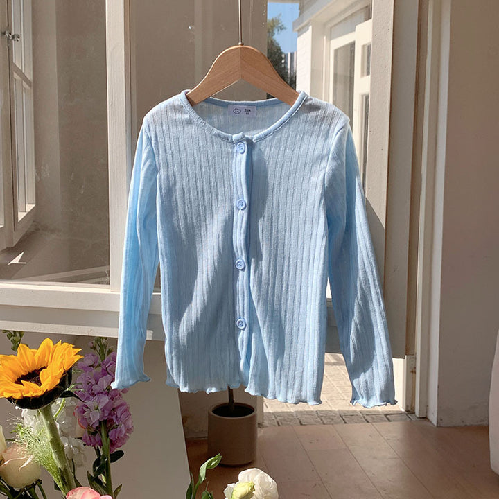 【90-140】リブメロウカーディガン