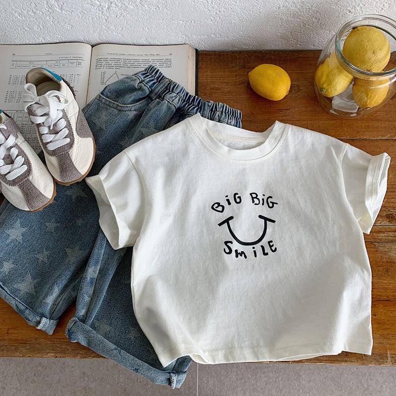 【80-130】スマイルTシャツ