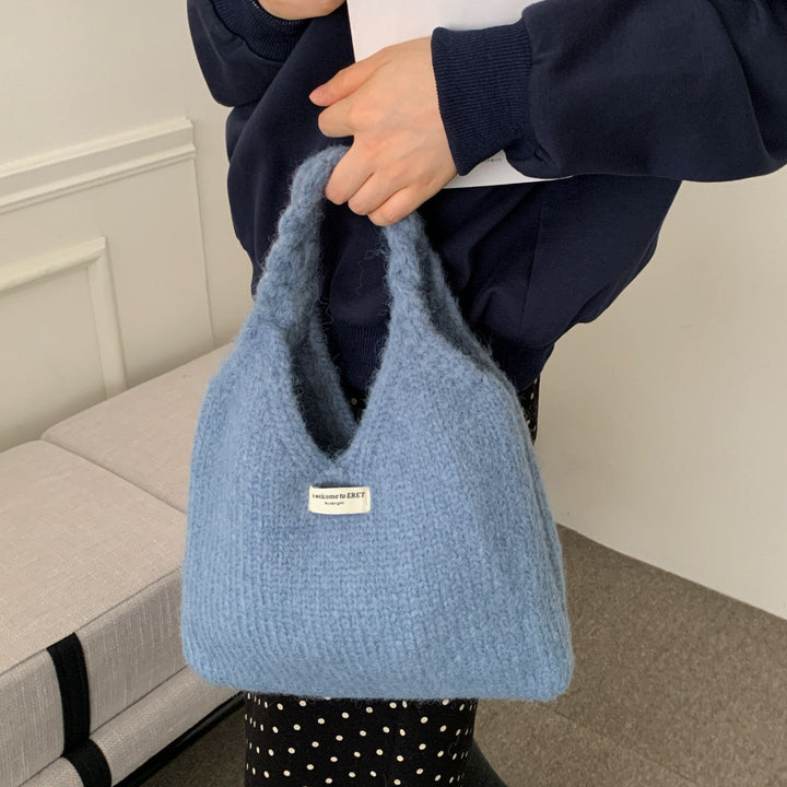 あったかニットバッグ