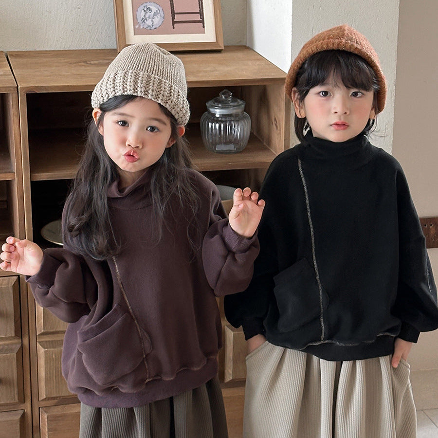 【80-140】ポケットデザインプルオーバー