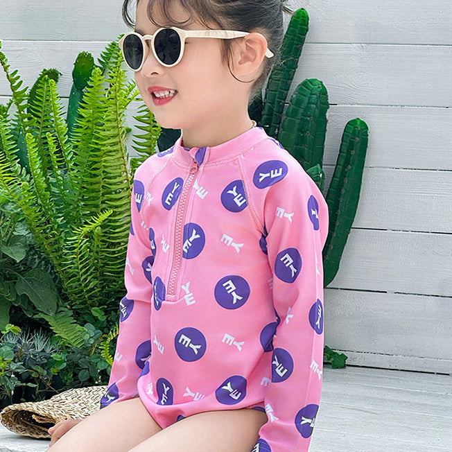 【90-140】ロゴデザインスイムウェア