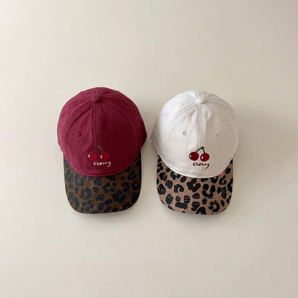 【52-54cm】レオパード柄キャップ