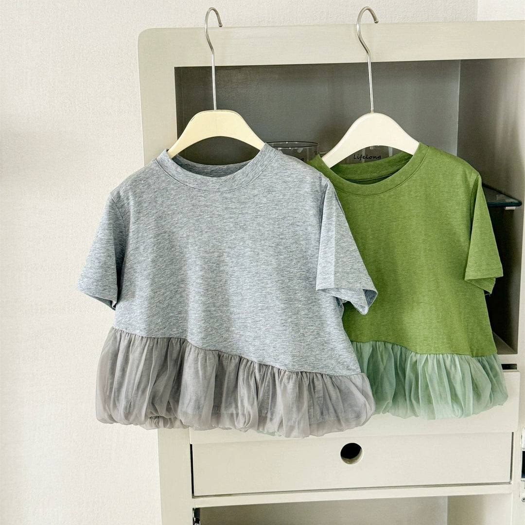 【90-140】裾バルーンTシャツ