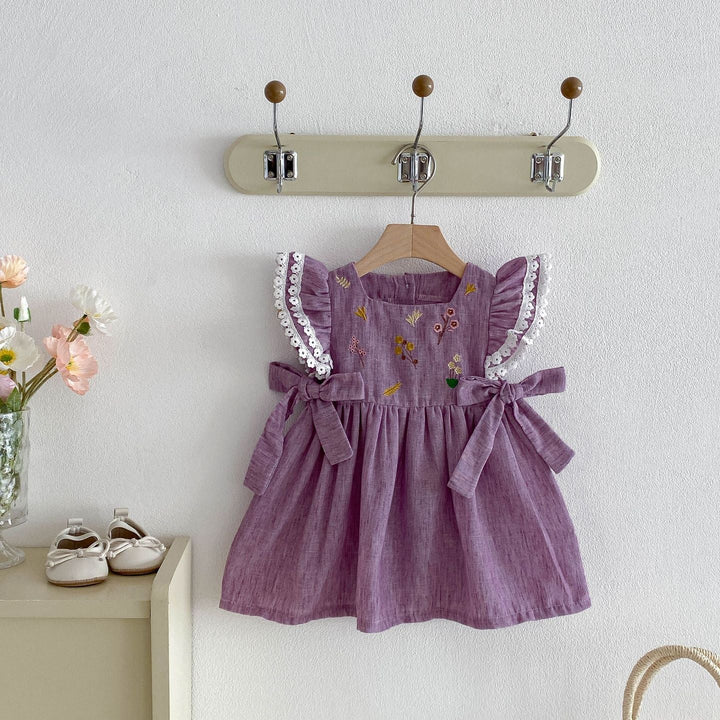 【73-110】ウエストリボンキュートワンピース