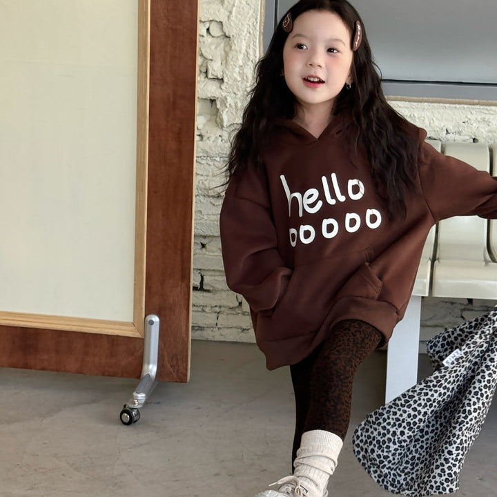 【90-150】helloリラックスパーカー