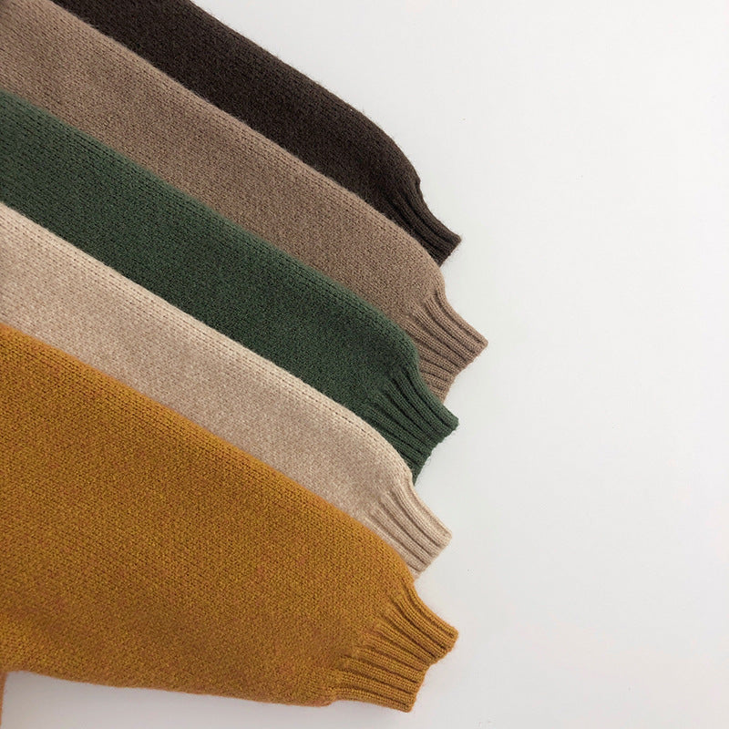 【80-130】ポケットアニマル柄セーター