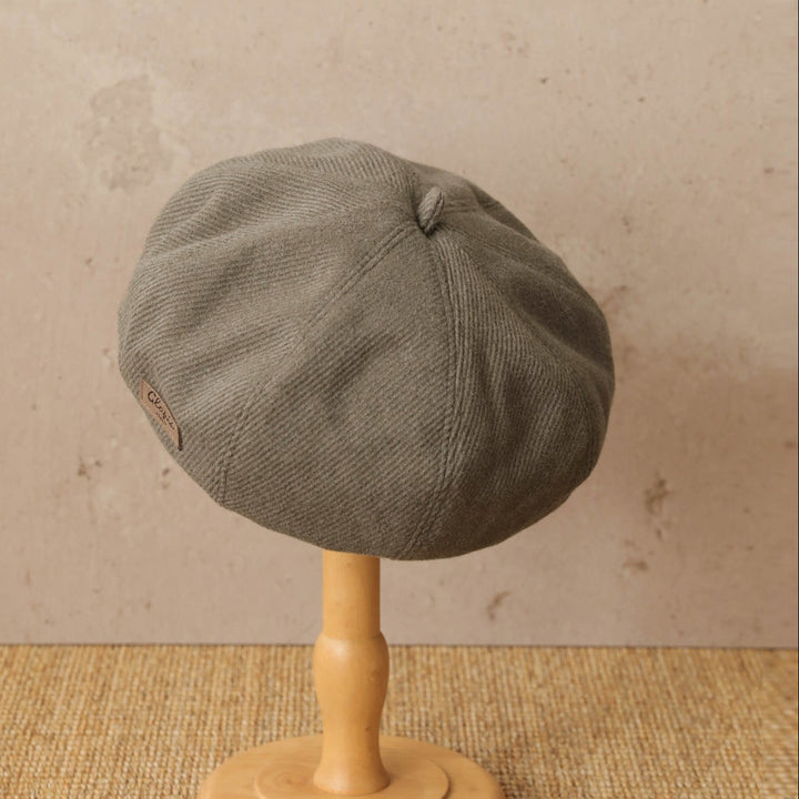 【55-59cm】ワンポイントワッペンベレー帽