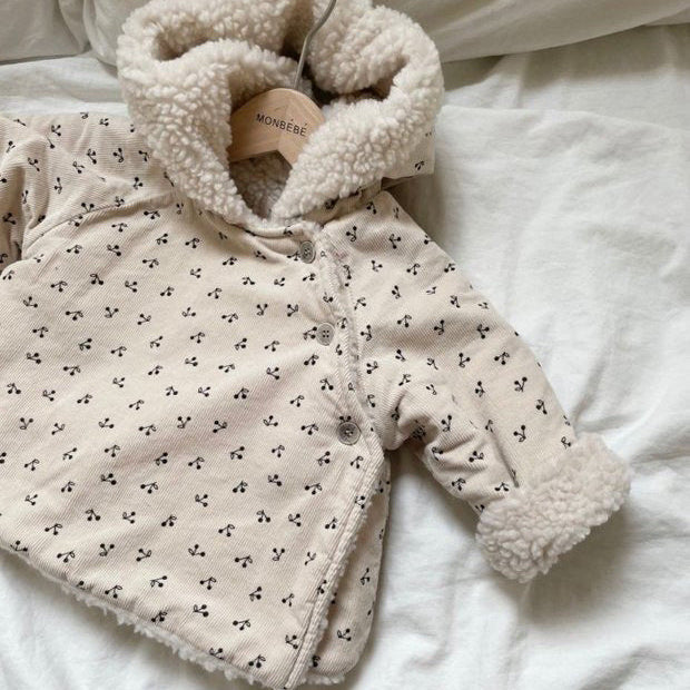 【73-100】パターンプリントフーディーアウター